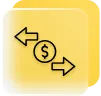 Ícone de depósito simbolizando depósitos de fundos seguros e sem complicações em contas de negociação em todos os métodos de pagamento